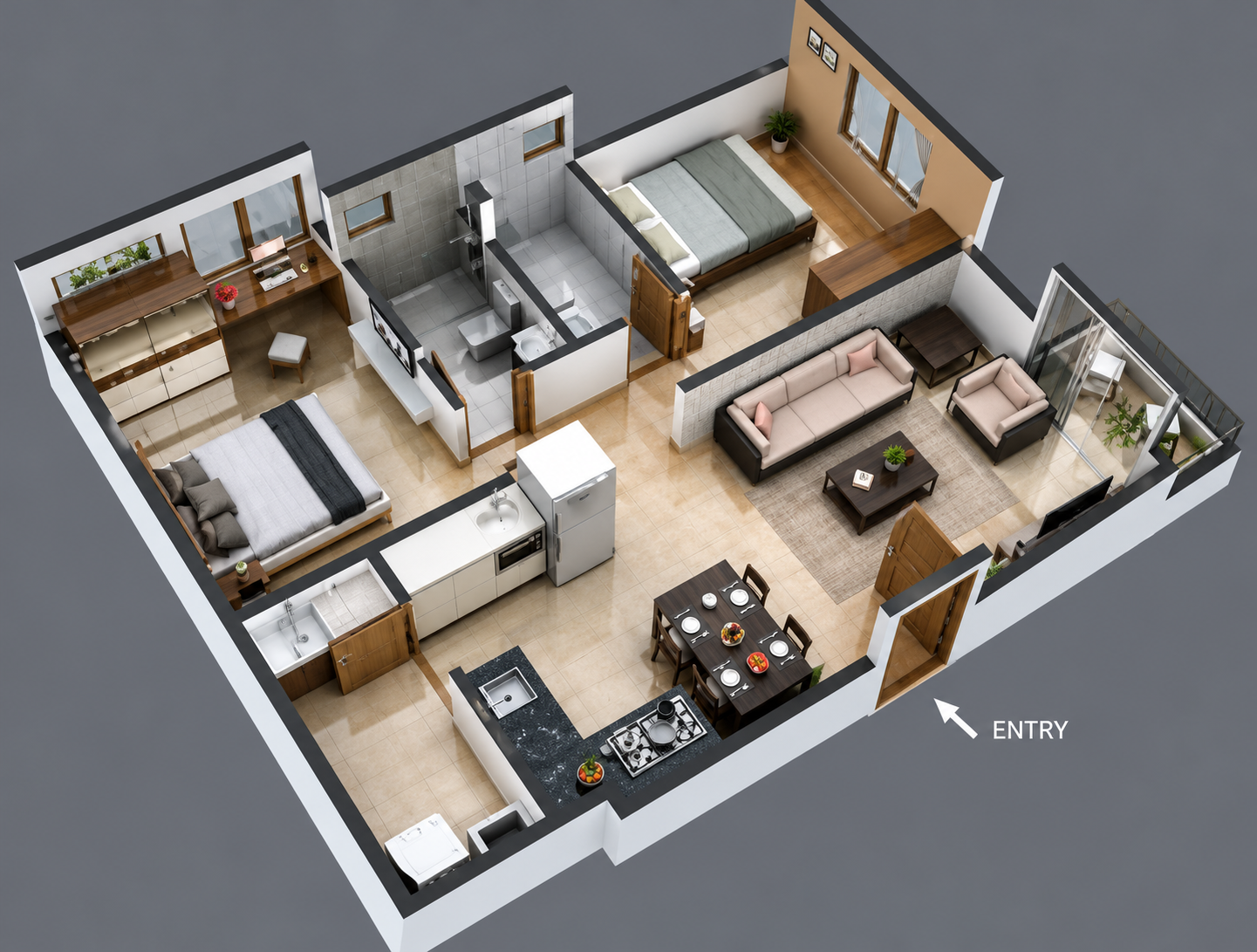 blockA 2bhk