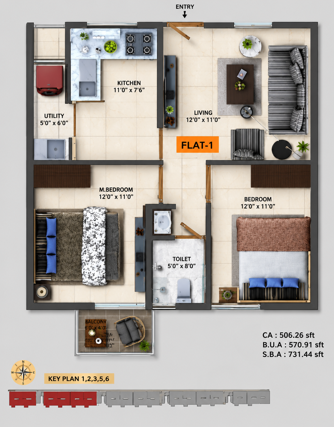 blockB flat1