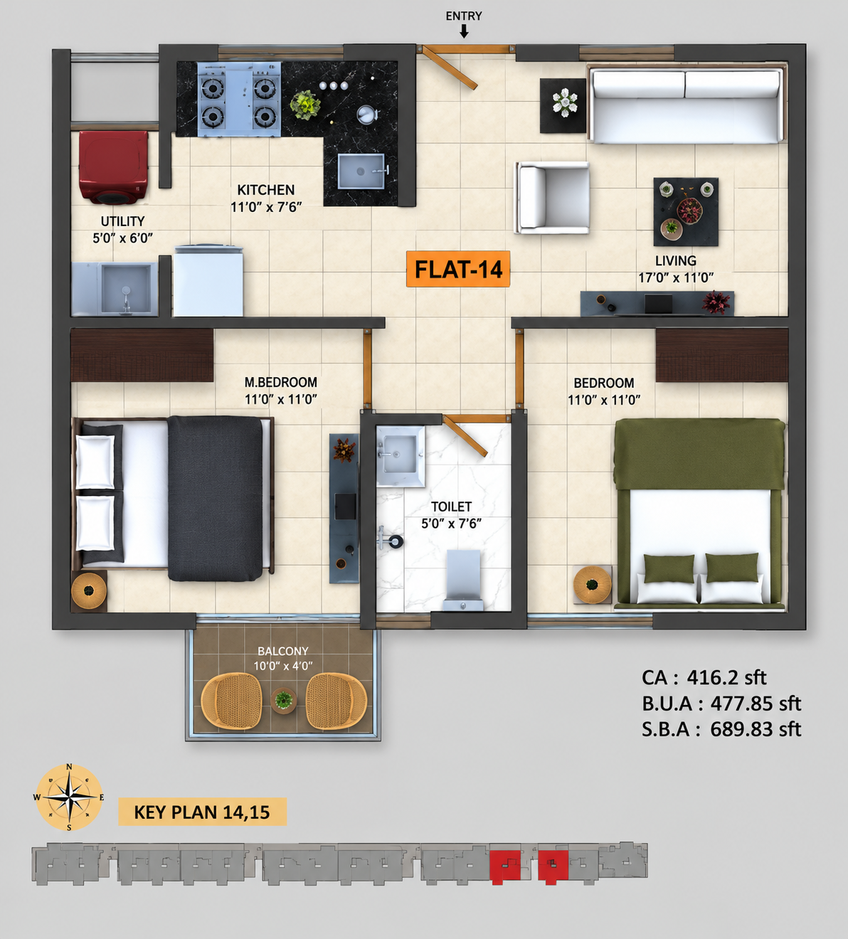 blockB flat14